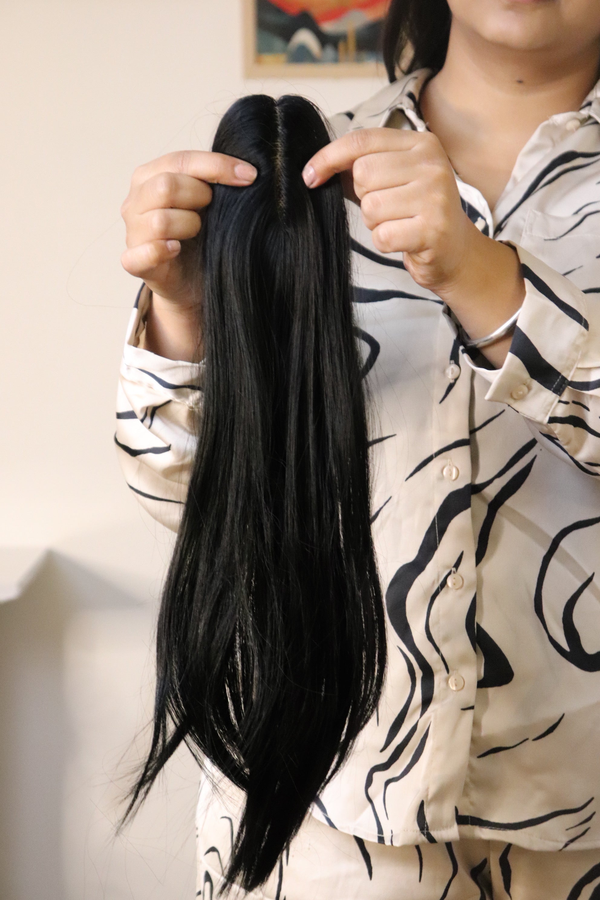 Scalp Topper -Crown Coverage Extension