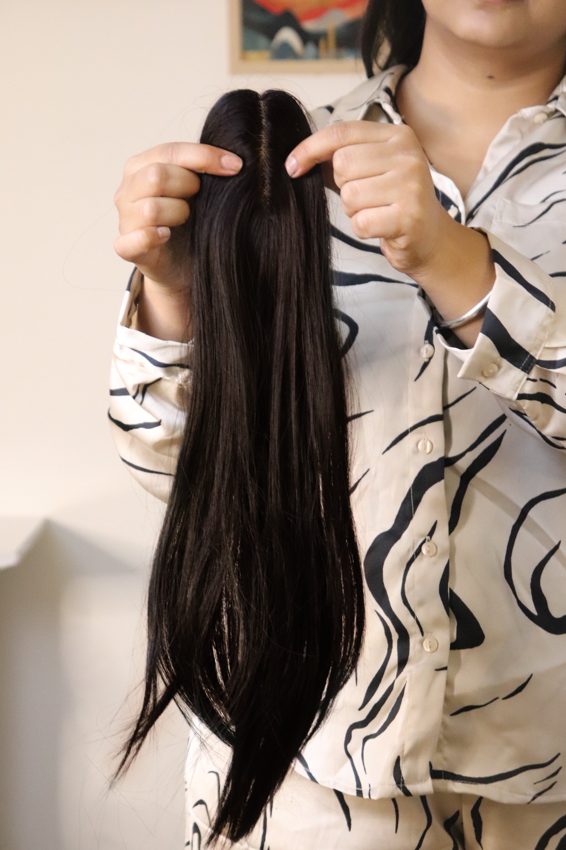 Scalp Topper -Crown Coverage Extension