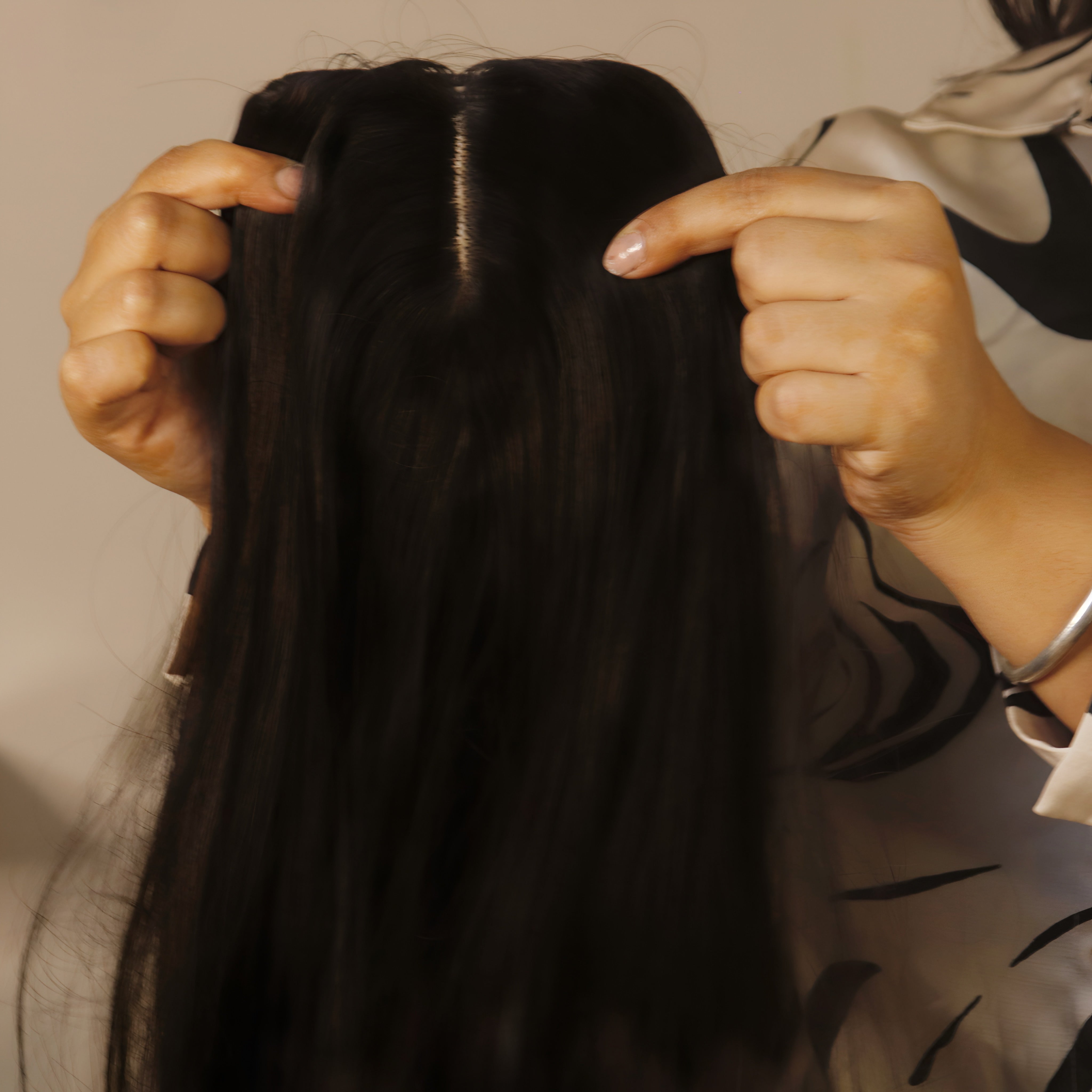 Scalp Topper -Crown Coverage Extension