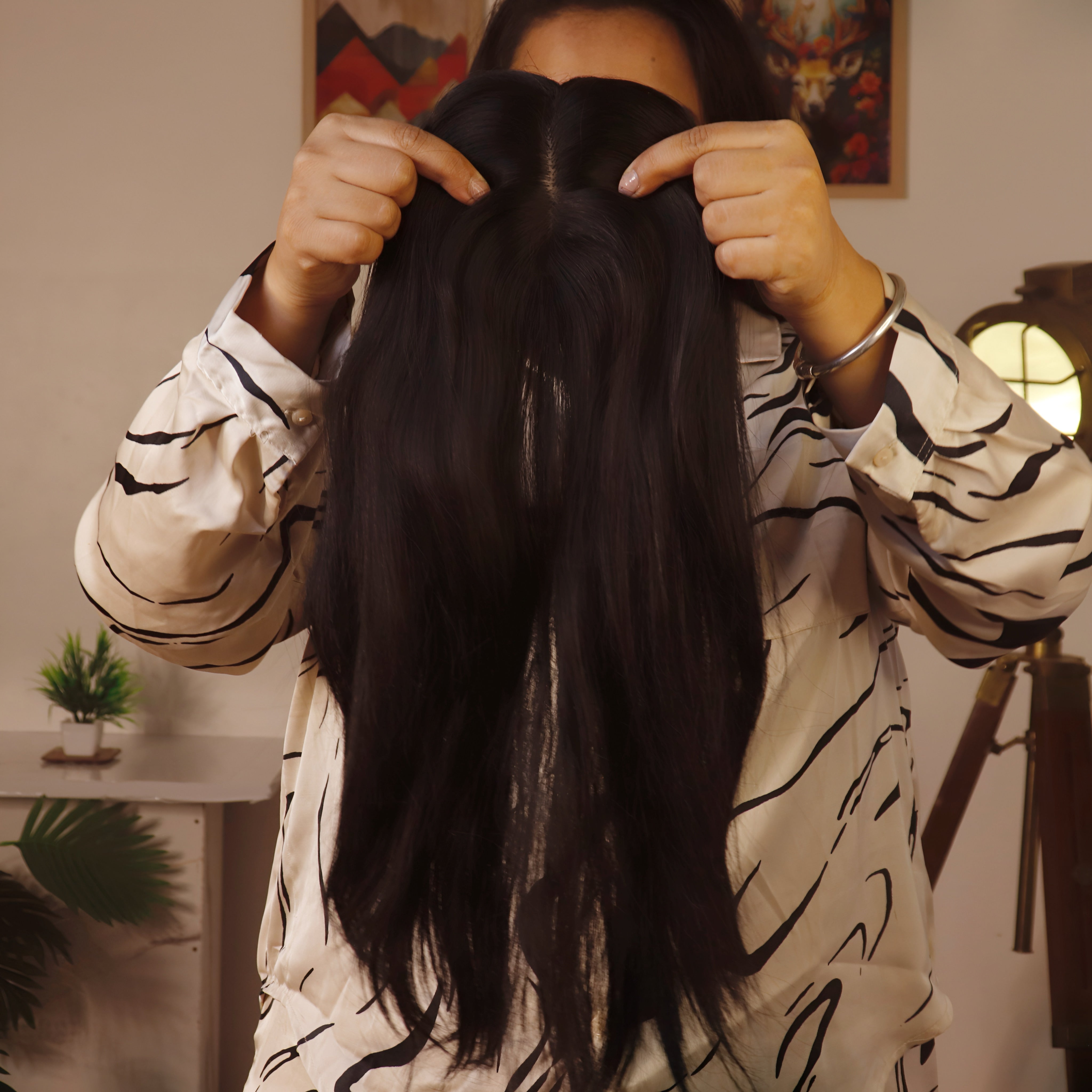 Scalp Topper -Crown Coverage Extension