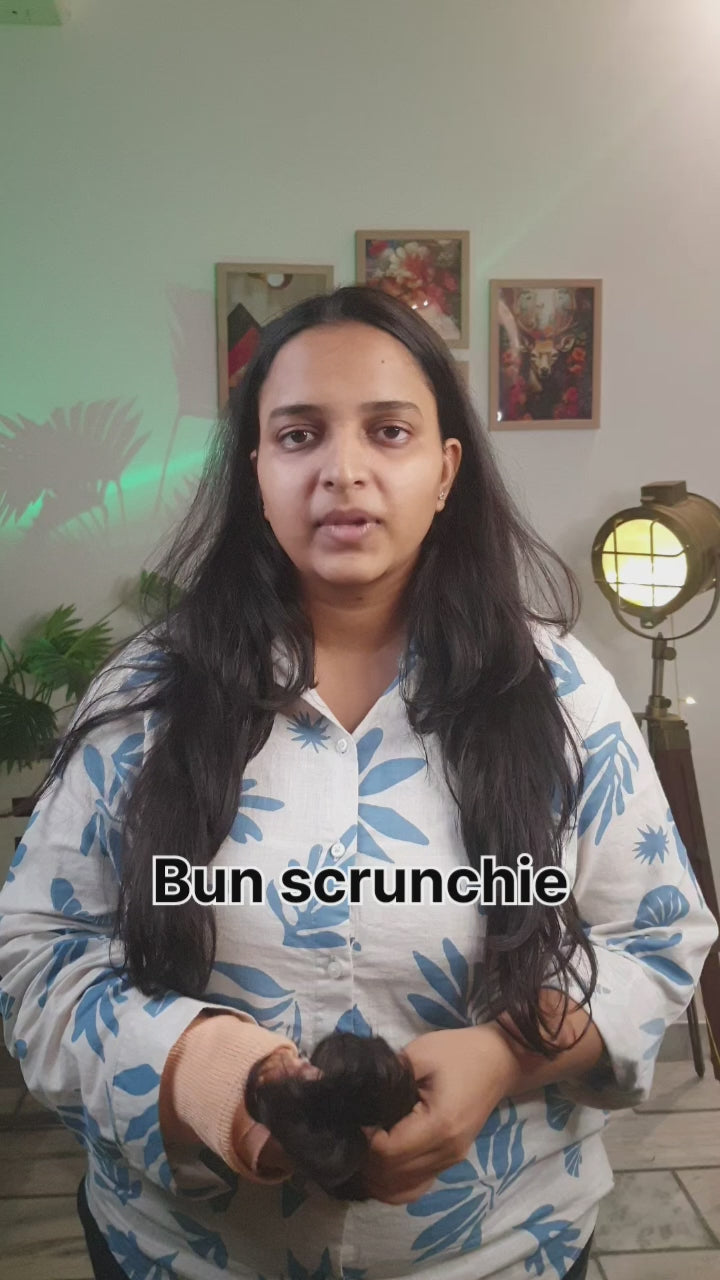 Hair Bun Scrunchie - Messy Bun