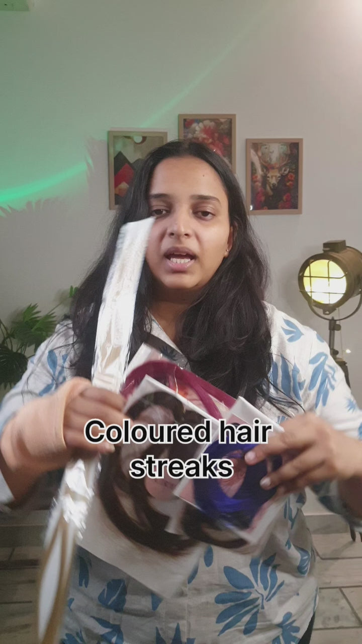 Colored Hair Streaks - Vibrant Clip-On