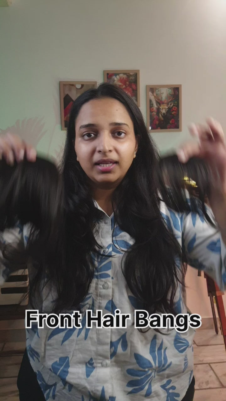 Front Hair Bangs- Instant Look Change